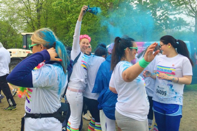 Getting some pre-race color