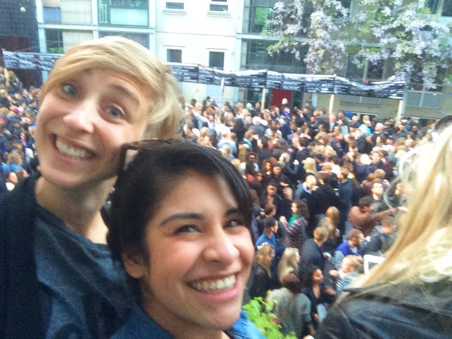 The stereotypical balcony selfie